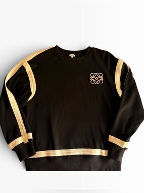 Loewe Black and Cream Sweater